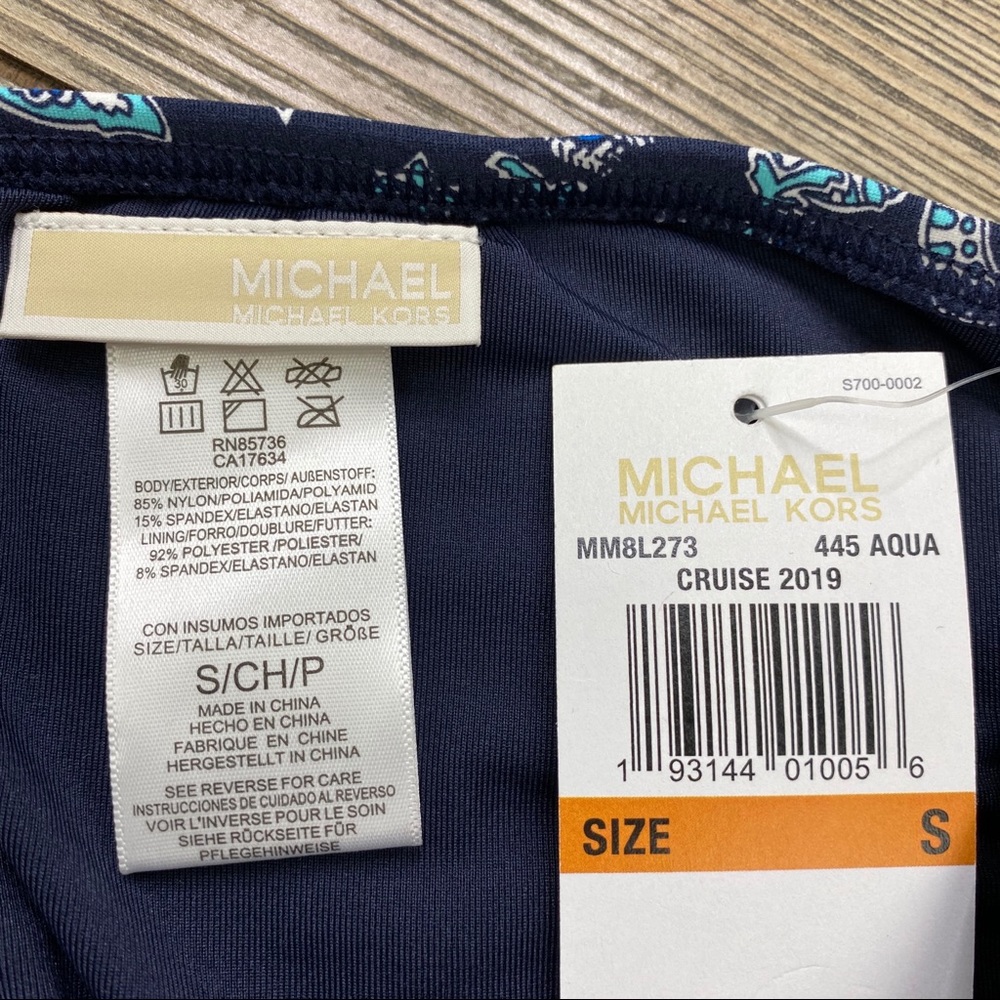 SOLD! Michael Kors 2 Pc Bandeau Bikini Swimsuit - Picture 7 of 8